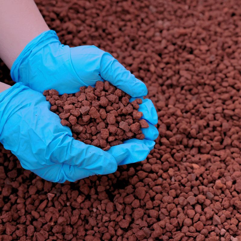 Fish Tank Gravel - 1kg 화산암 어항 바닥재 영양토 입자,