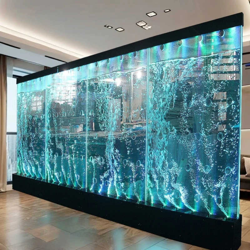 Aquarium Decor - 맞춤형 모던 아크릴 버블 월 고급