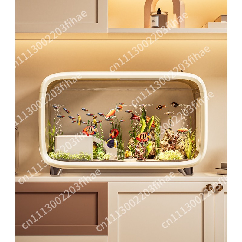 Fish Tank Filter - 어항 가정용 거실 생태조경 필터산소발생기 풀세트,