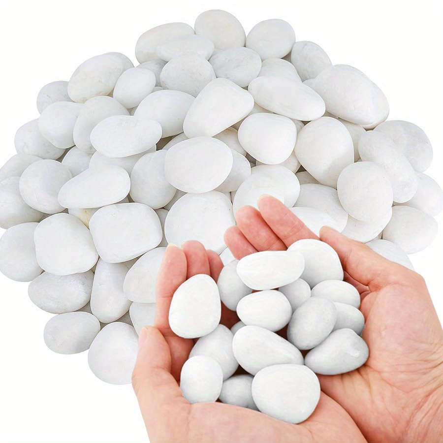 200/400g 흰색 고광택 천연 자갈 2-3cm 마당 - Fish Aquarium Home 리뷰 및 가격