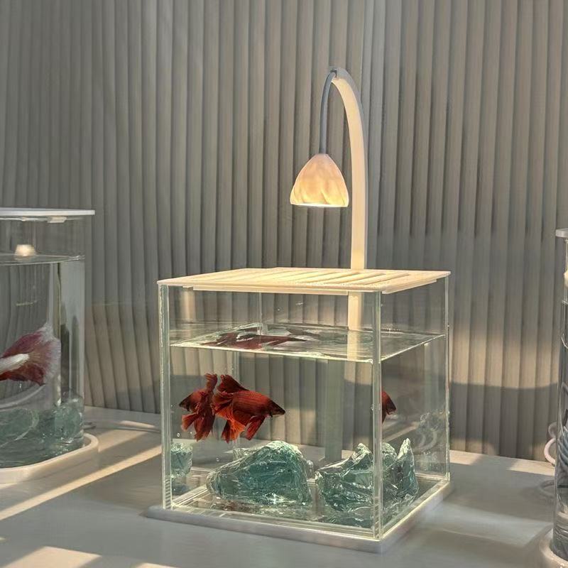아크릴 수족관 아이스 크리스탈 풍경 데스크탑 친환경 베 - Aquarium Fish Betta 리뷰 및 가격