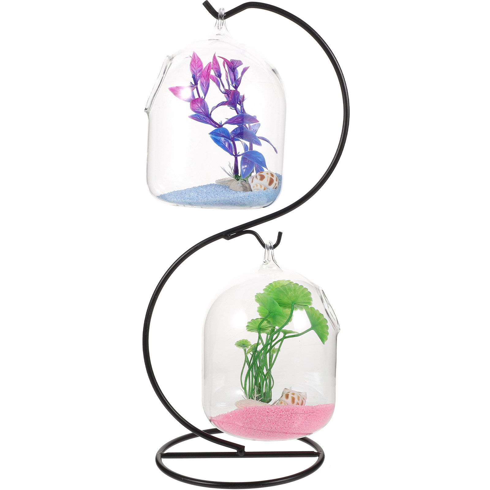 1세트 미니 투명 유리 어항, 받침대 포함, 공간 활용 - Betta Fish Tank 리뷰 및 가격