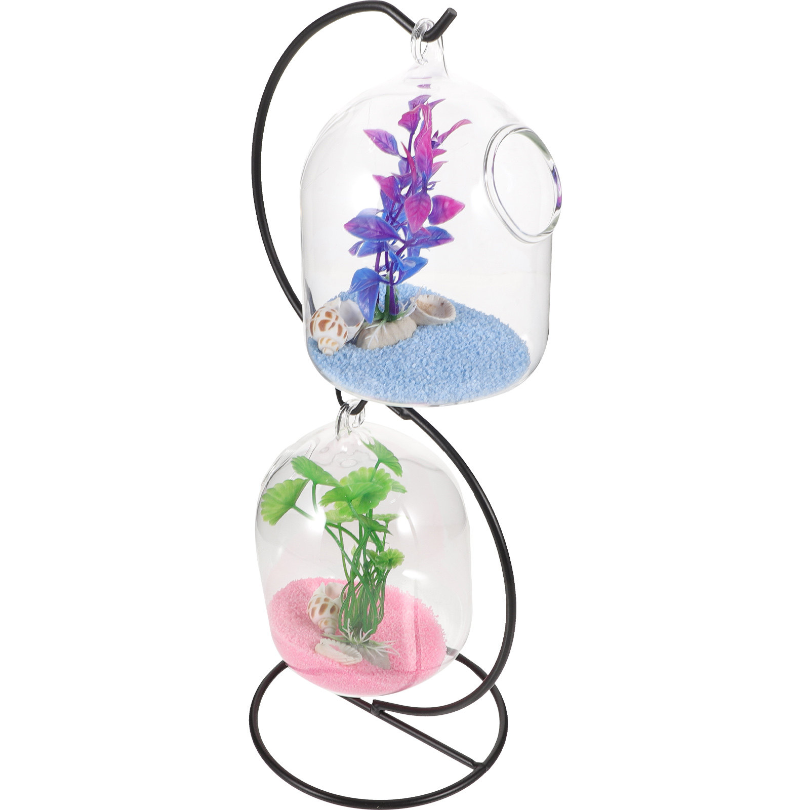 1세트 미니 투명 유리 어항, 받침대 포함, 공간 활용 - Betta Fish Tank 리뷰 및 가격