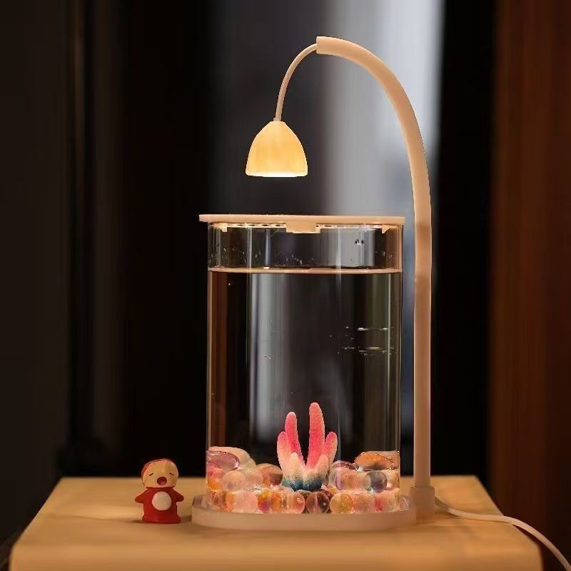 풀세트 투명 미니 어항 크리스탈 스톤 데스크탑 친환경  - Betta Fish Tank 리뷰 및 가격