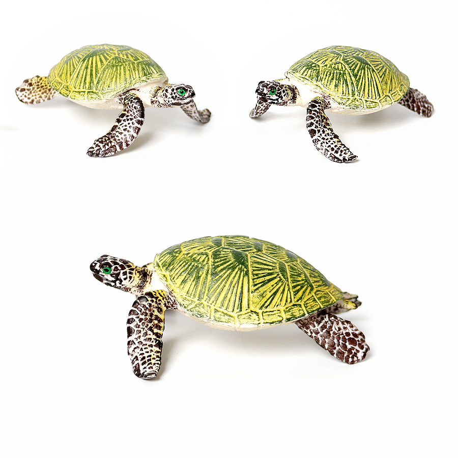 현실적인 미니어처 해양 생물 바다 거북이 모델, 해양  - Aquarium Decor 리뷰 및 가격